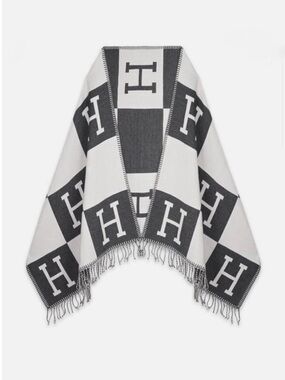 Silky Shawl Wrap Scarf / Poncho Cape
